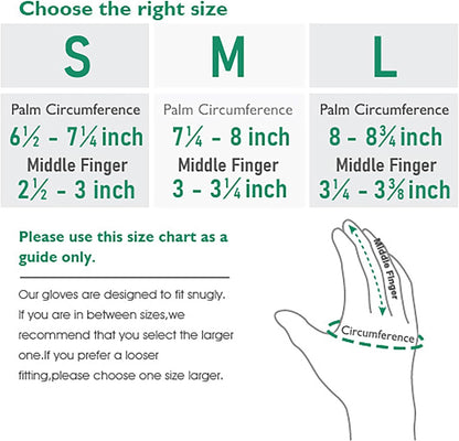 COOLJOB 10 Pairs Gardening Gloves for Women Ladies, Breathable Rubber Coated for Yard Garden