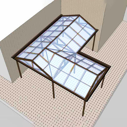 Greenhouse Panels Daylighting Roof Panels Transparent Greenhouse Panel Easy to Bend and Cut for