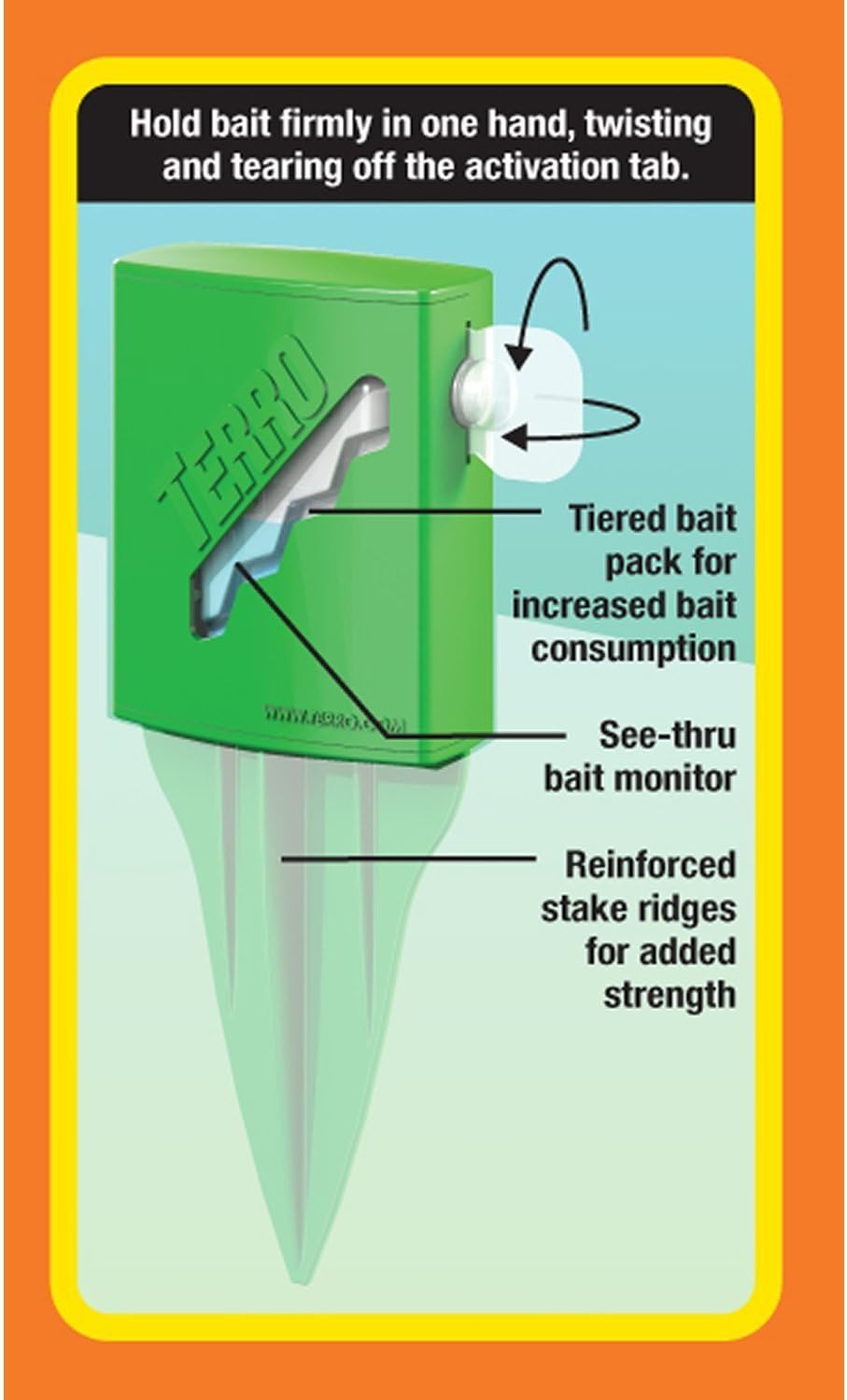 Terro T1812-2 Outdoor Liquid Ant Killer Bait Stakes (2 Pack)