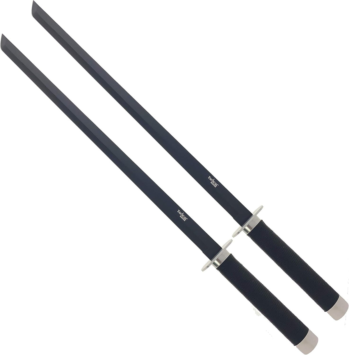 Otakumod Twin Tactical Machetes. 2 PCS Stainless Steel Fixed Blade Machete. For Collection, Gift