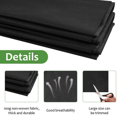 Qivine Raised Garden Bed Liner, Waterproof Raised Flower Bed Planter Liner, 5Ft x 9Ft Rectangle