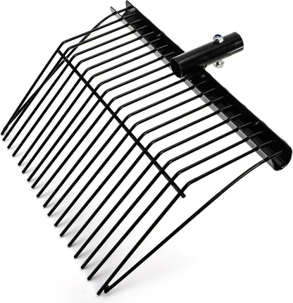 Pitch Manure Fork Head, Metal Pitch Fork for Garden, Durable Digging Fork Rake Head Replacement