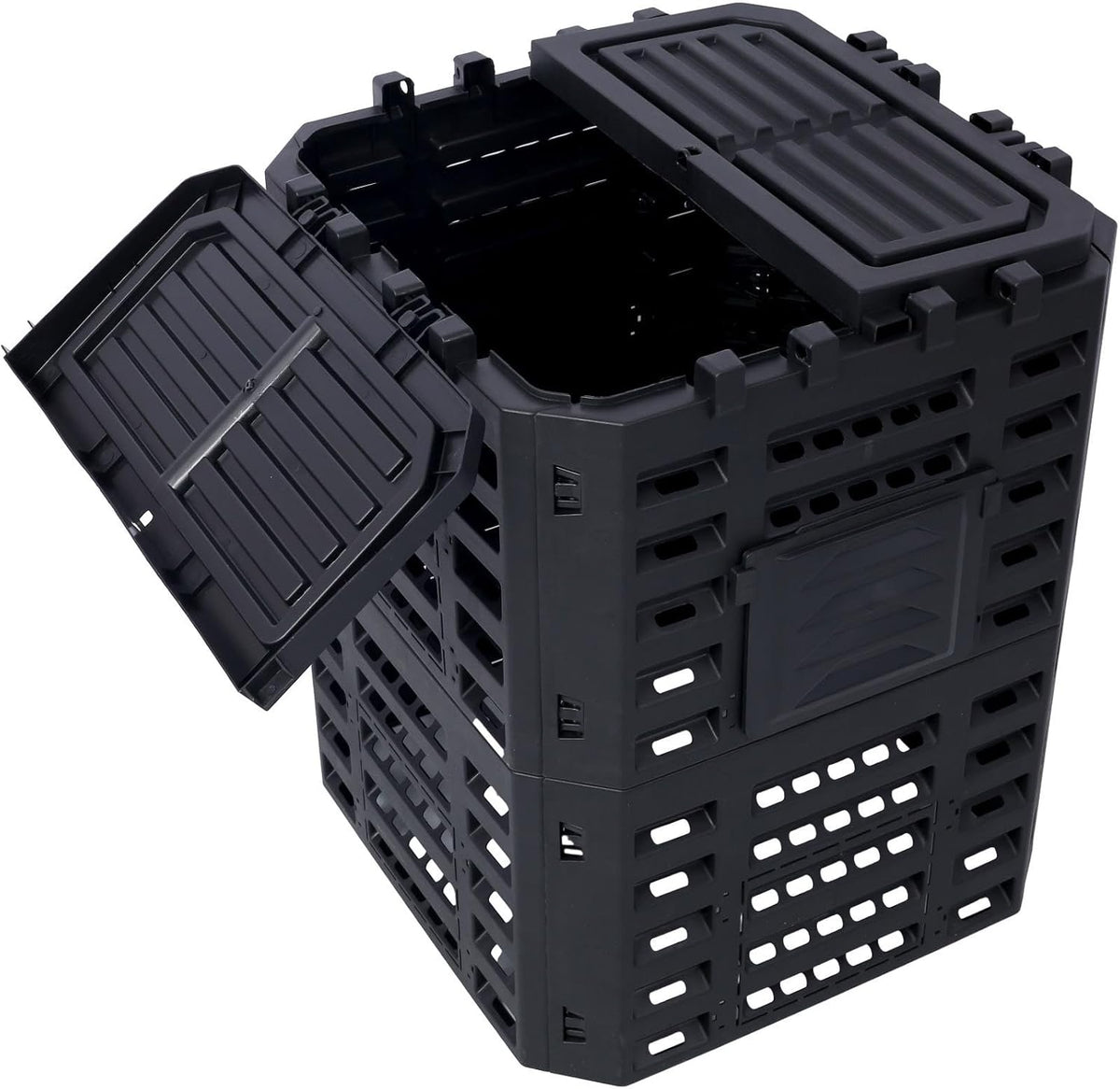90 Gallon Garden Composter Bin - Premium Recycled Plastic, Large 340 Liter Capacity, Easy Assembly