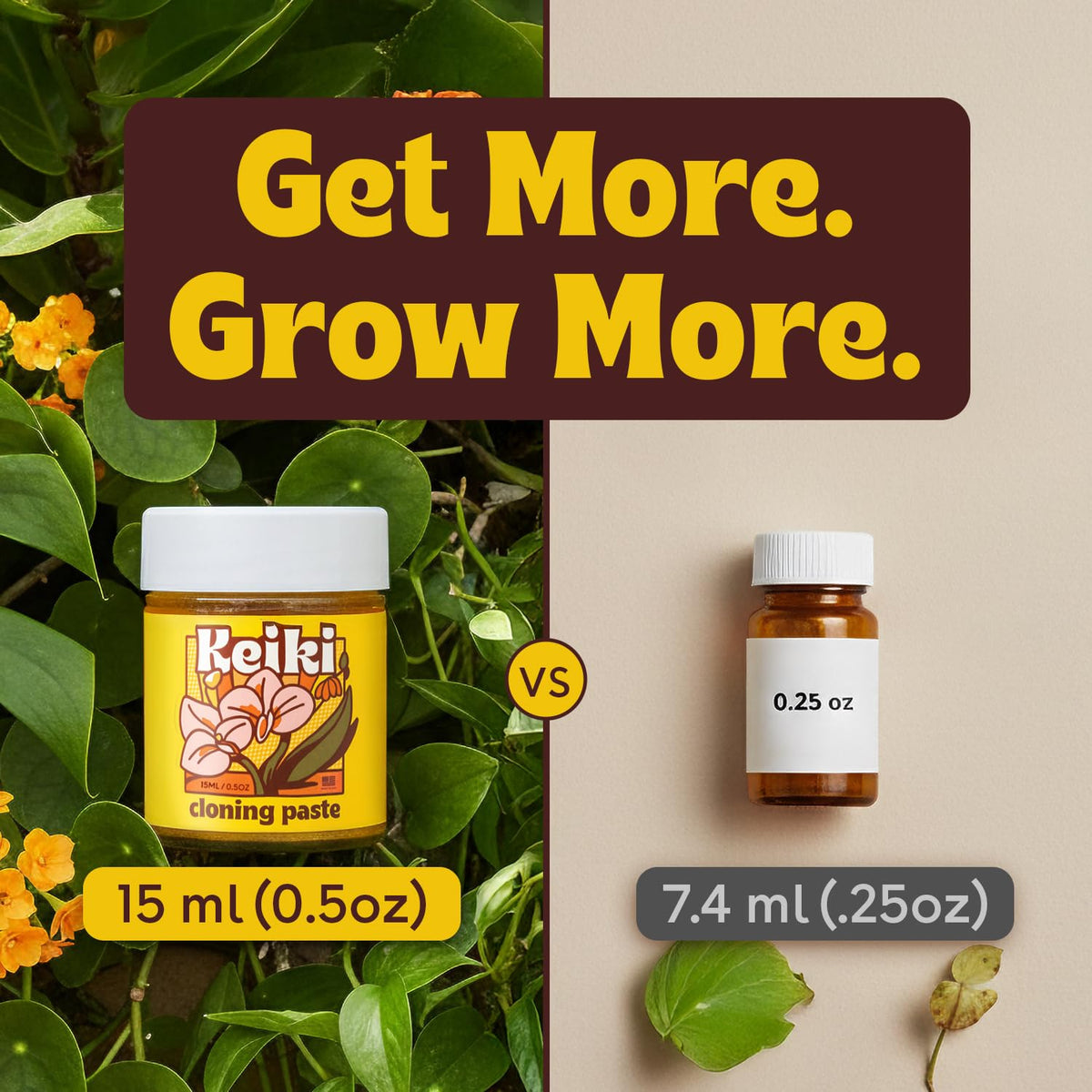 Keiki Paste for Plants to Clone & Create New Growth - 2X The Paste - Rapid Start Cloning Gel for