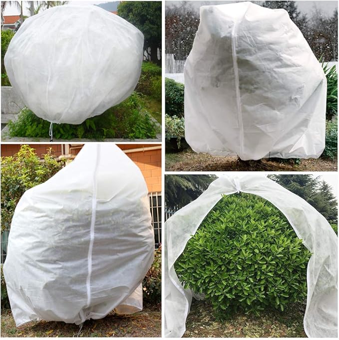 REMIAWY Plant Covers Freeze Protection Frost Blanket for Plants Tree Blanket Cover Shrub Covers