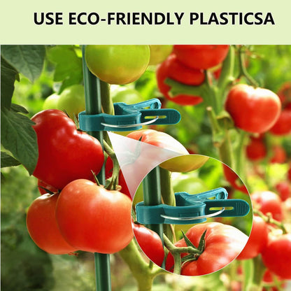 60 Garden Plant Clamps,Plant Support Clamps Hold Plant Stems,for Multi-Purpose Plants Rattan Clamps