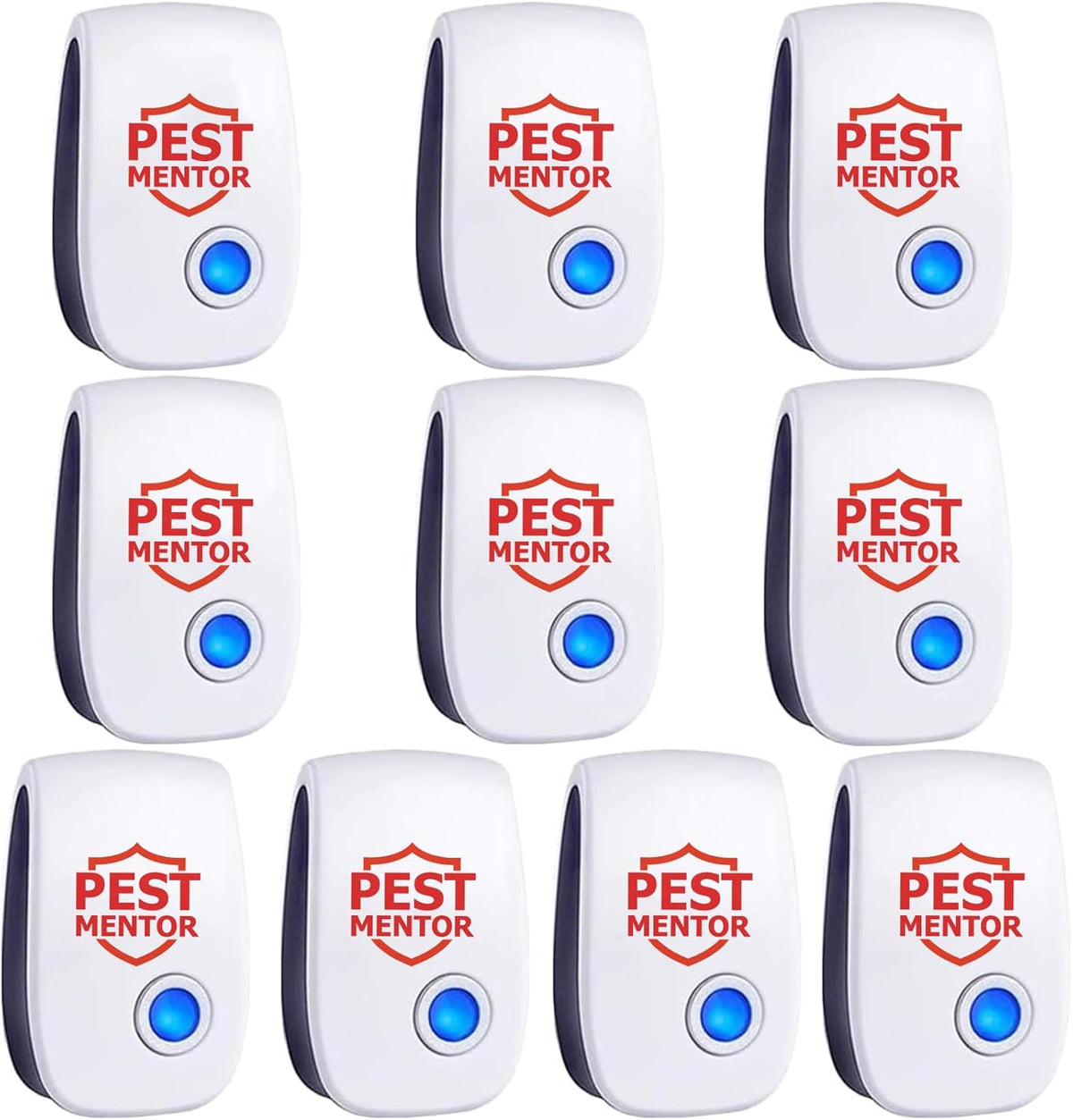 Ultrasonic Pest Repellent 10 Packs, Indoor Pest Control Repeller Plug in,Mouse Rodent Repellent for