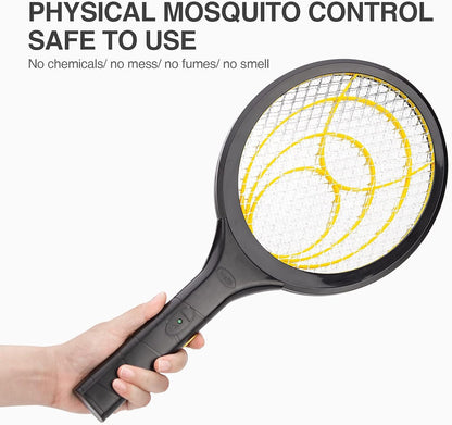 mafiti Fly Swatter Electric, Battery Powered Fly Killer Mosquito Zapper Bug Zapper Racket for