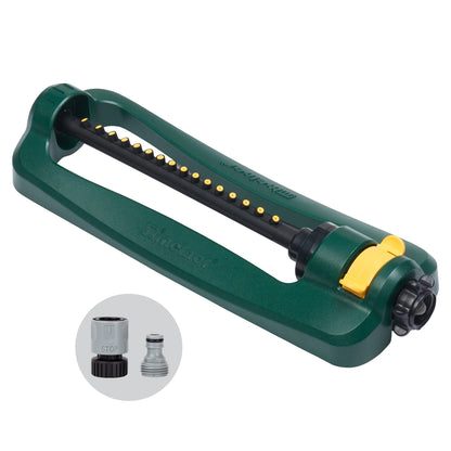 Melnor Turbo Oscillating Sprinkler, 2800 Sq Ft: Range Adjustable