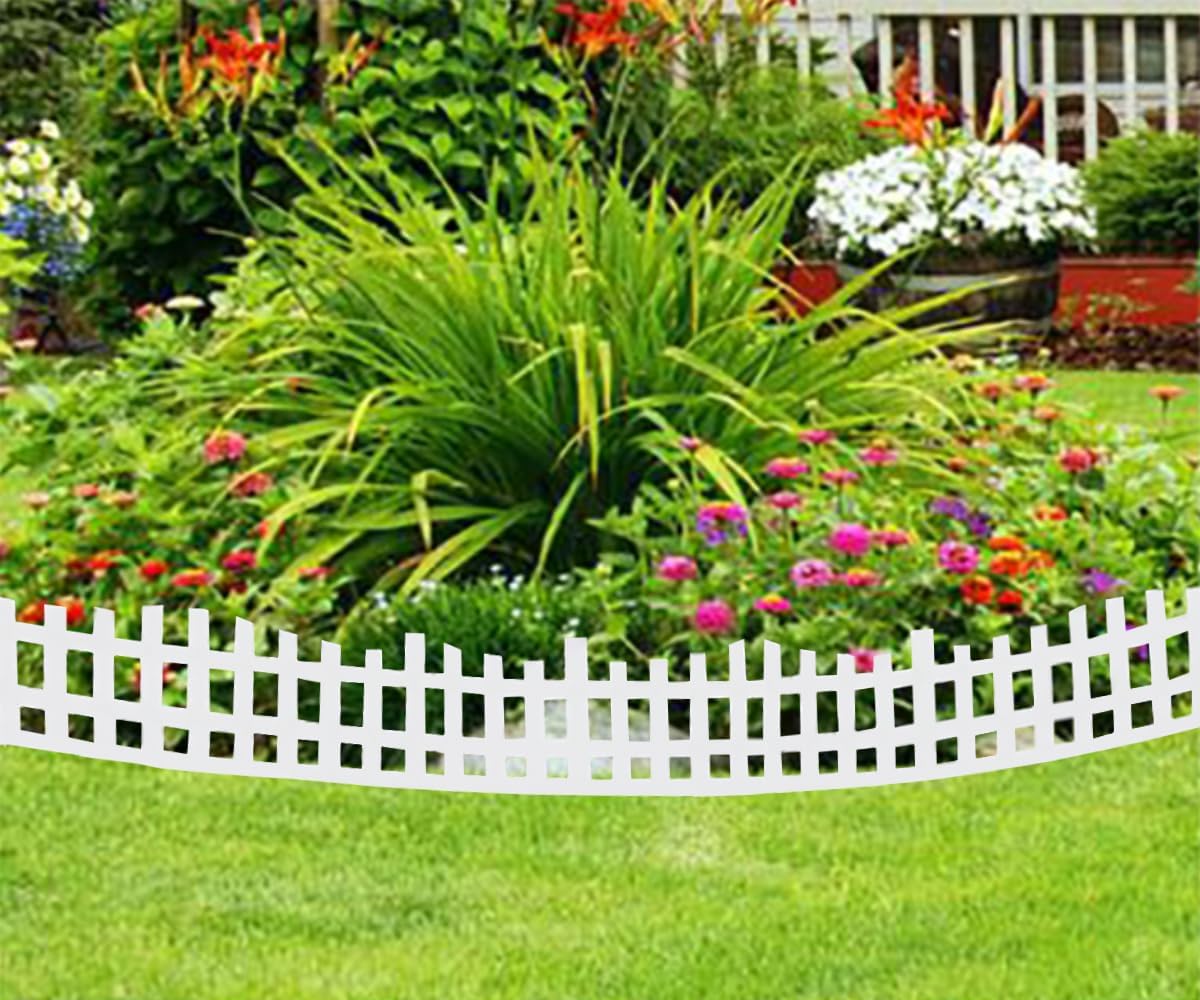 Garden Edging 33FT, Landscape Edging Borders [Extra Tall 4.9IN ] Flexible Lawn Edging Kit with