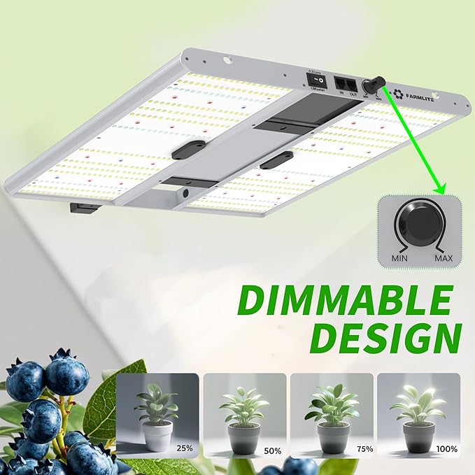 FARMLITE Grow Light for Indoor Plants Quantum Board Grow Light Full Spectrum Led Grow Lights