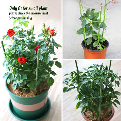 LEOBRO Tomato Cage, 2 PCS Plant Support Cage Rust Resistant Garden Ring Stake Plant Support for