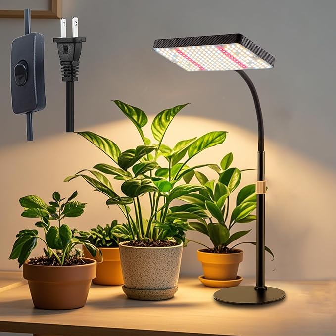Table Top Grow Light for Seed Starting, Seedlings, Vegetable, Bonsai, 25 Watt Brightest Full