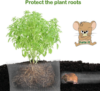 5pcs 5 Gallon Gopher and Vole Wire Baskets Protect Plants, Trees, Flowers and Bulbs from Voles