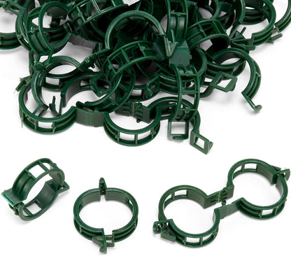 50 PCS Plant Support Clips, Tomato Vine Clips, Trellis Plastic Clips, Garden Vine Fixing Clips