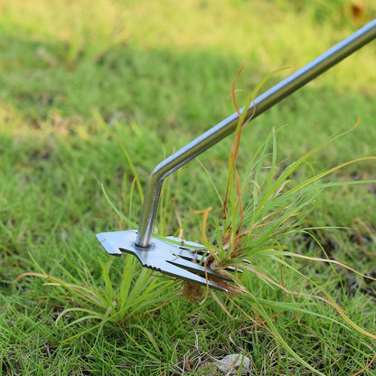 Weed Puller Tool, Stainless Steel Gardening Hand Weeder Tools, Weeding Artifact Uprooting Weeding