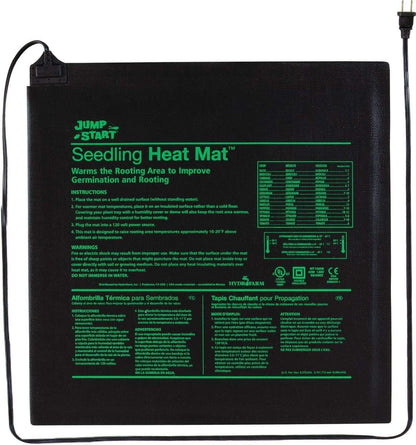 Hydrofarm Jump Start MT10008,45 Watt UL Certified Seedling Seedling & Germination Heat Mat