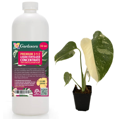 Gardenera Premium Liquid Thai Constellation Fertilizer - 3-1-2 Concentrate for Indoor Plants and