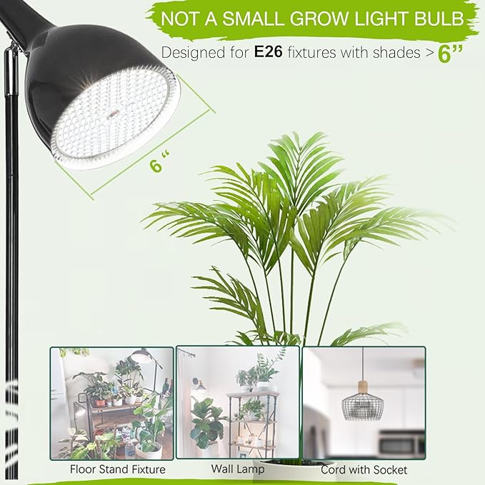 LED Grow Lights for Indoor Plants Full Spectrum Grow Light Bulbs for Plant Lights for Indoor