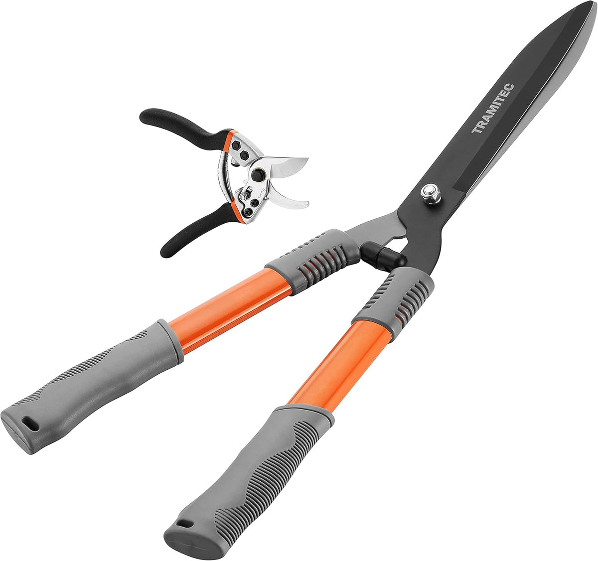 Garden Hedge Shears. Hedge Clippers & Shears SET with Super Pruning Shears. Heavy Duty Garden