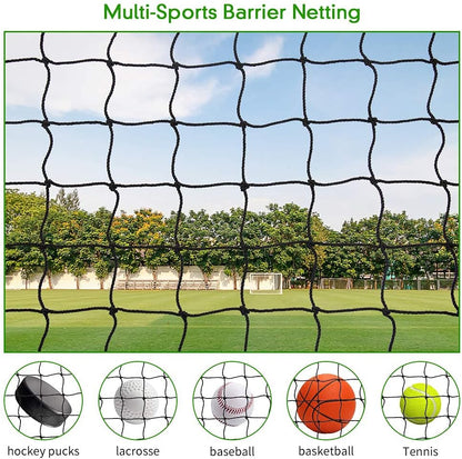 Baseball Softball Backstop Nets, Heavy Duty Sports Netting Barrier #18 Baseball Netting