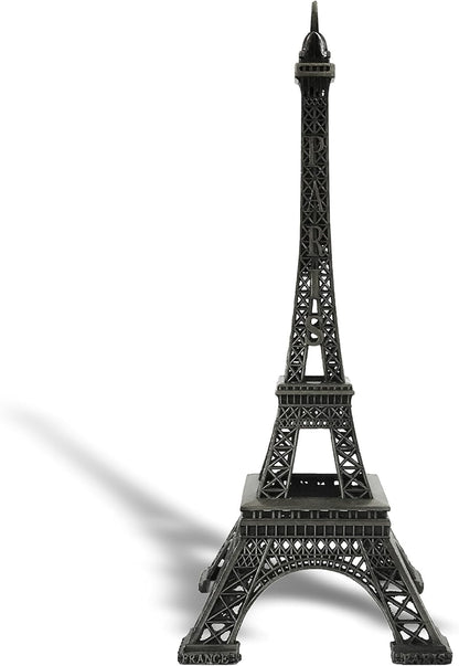 allgala 10" Eiffel Tower Statue Decor Alloy Metal, Black