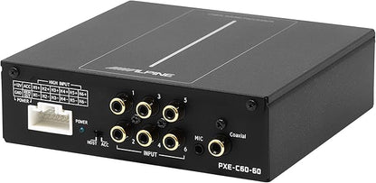 Alpine PXE-C60-60 Optim6 6-Channel Hi-Res Sound Processor with Automatic Sound Tuning