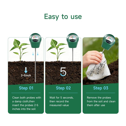 Zoiydals Soil Moisture Meter for Plants, Hygrometer Sensor Water Monitor, Plant Moisture Tester for
