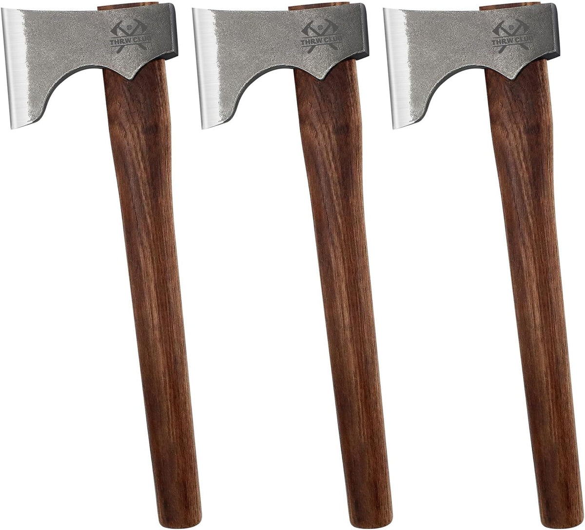 Competition Throwing Axe, 3 Pack 16.5" Throwing Axes with 1065 High Carbon Steel & Hickory Wood
