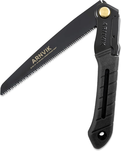 Nordic Pruning Saw for Gardening & Folding Saw Bushcraft - Arnvik - 8 Teeth per Inch - 8 in
