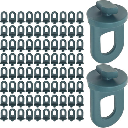 150Pcs Greenhouse Hooks Hanger Kit - Twist Clips for Aluminium Greenhouse Insulation