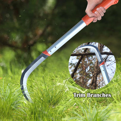 Japanese Weeder, Garden Tools, Scythe, Manual Mowing, Trimming Lawn - 22.83"
