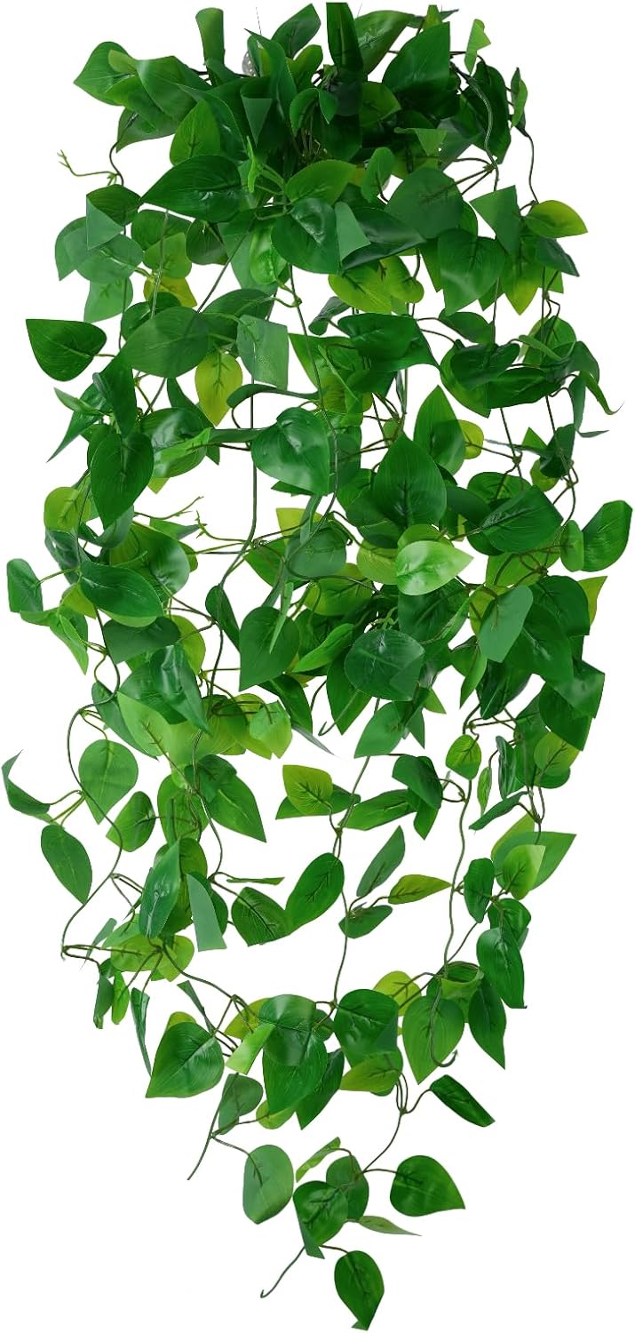 Fake Hanging Plants for Room Decor, Artificial Ivy vines Greenery Leaves Garlands for Home
