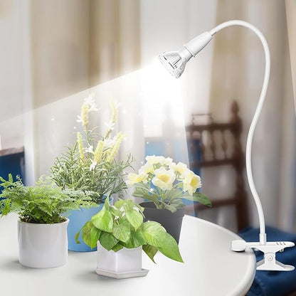 SANSI LED Grow Lights for Indoor Plants, 150W Full Spectrum Clip-on Gooseneck Grow Light with