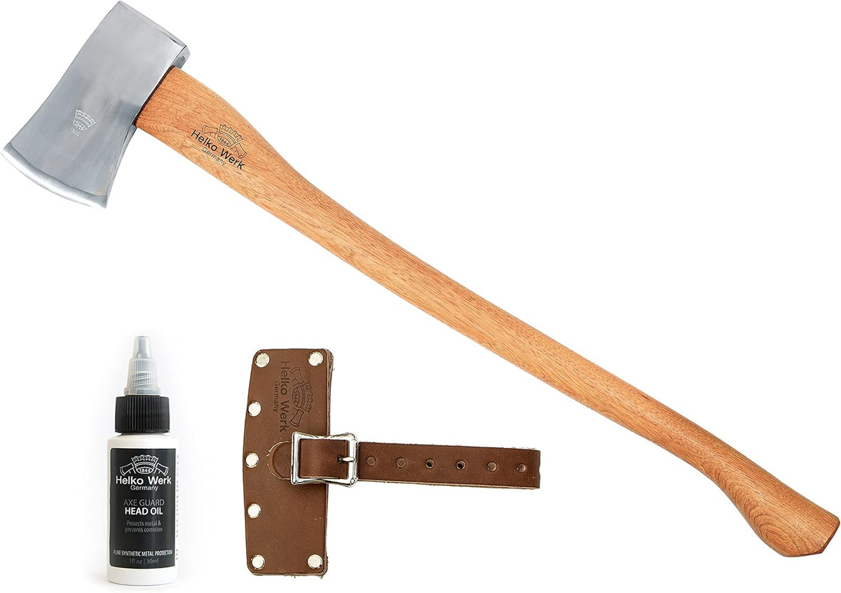 1844 Helko Werk Germany Classic Forester - 3.5 lb Felling Axe - Made in Germany Multi-Purpose