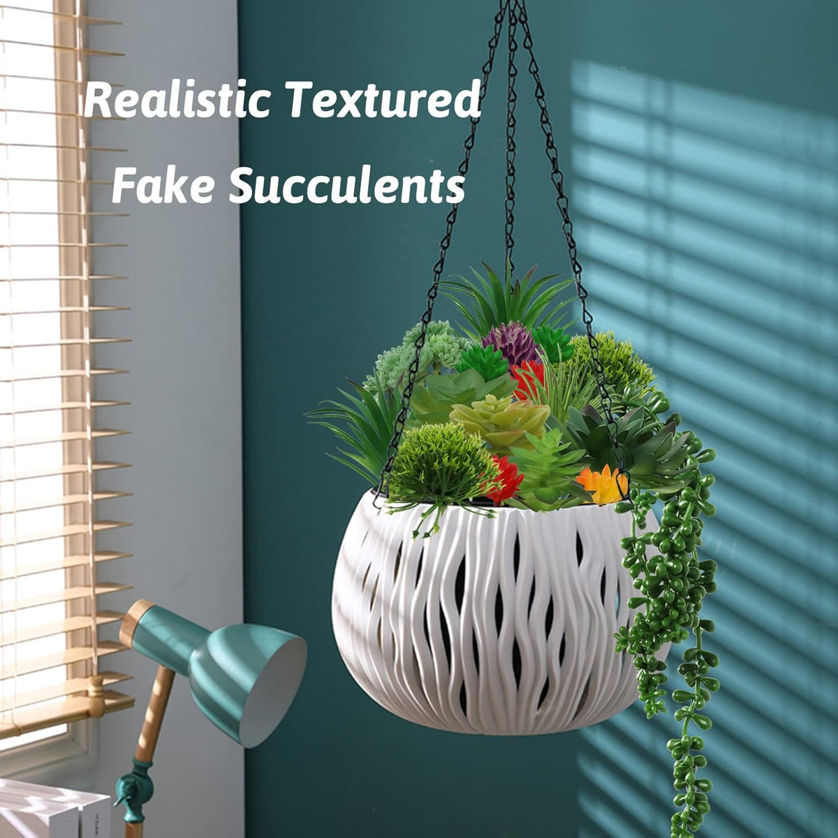 Succulents Plants Artificial, 20pcs Colorful Fake Succulents, Mini Artificial Succulents for DIY