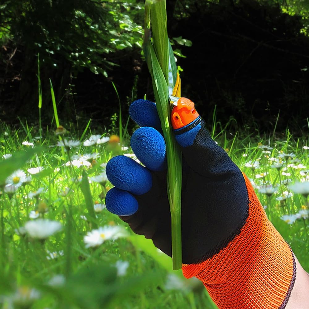 1 Set Garden Silicone Thumb Knife, Fruit and Vegetable Picking Thumb Knife Picking Knife Garden
