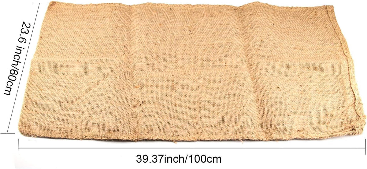 KEILEOHO 8 Pack 40 X 24 Inch Large Burlap Bags, Large Burlap Sacks for Gardening, Planting Growing