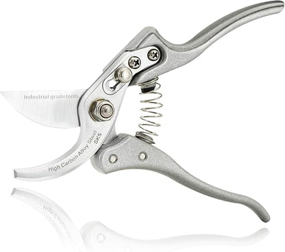TONMA Pruning Shears for Gardening [Made in Japan] 8 Inch Bypass Garden Scissors Secateurs, Premium