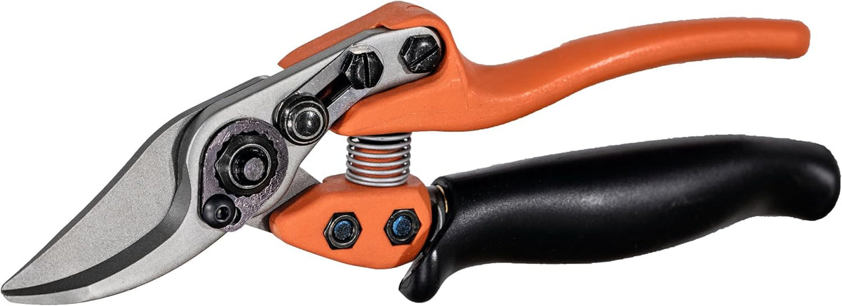 Original LÖWE 12 Bypass Secateurs 12.109 with Short Precision Cutting Head - Lightweight