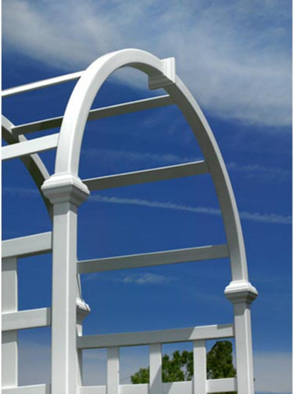 Athens 39"W x 81"H Vinyl Arbor
