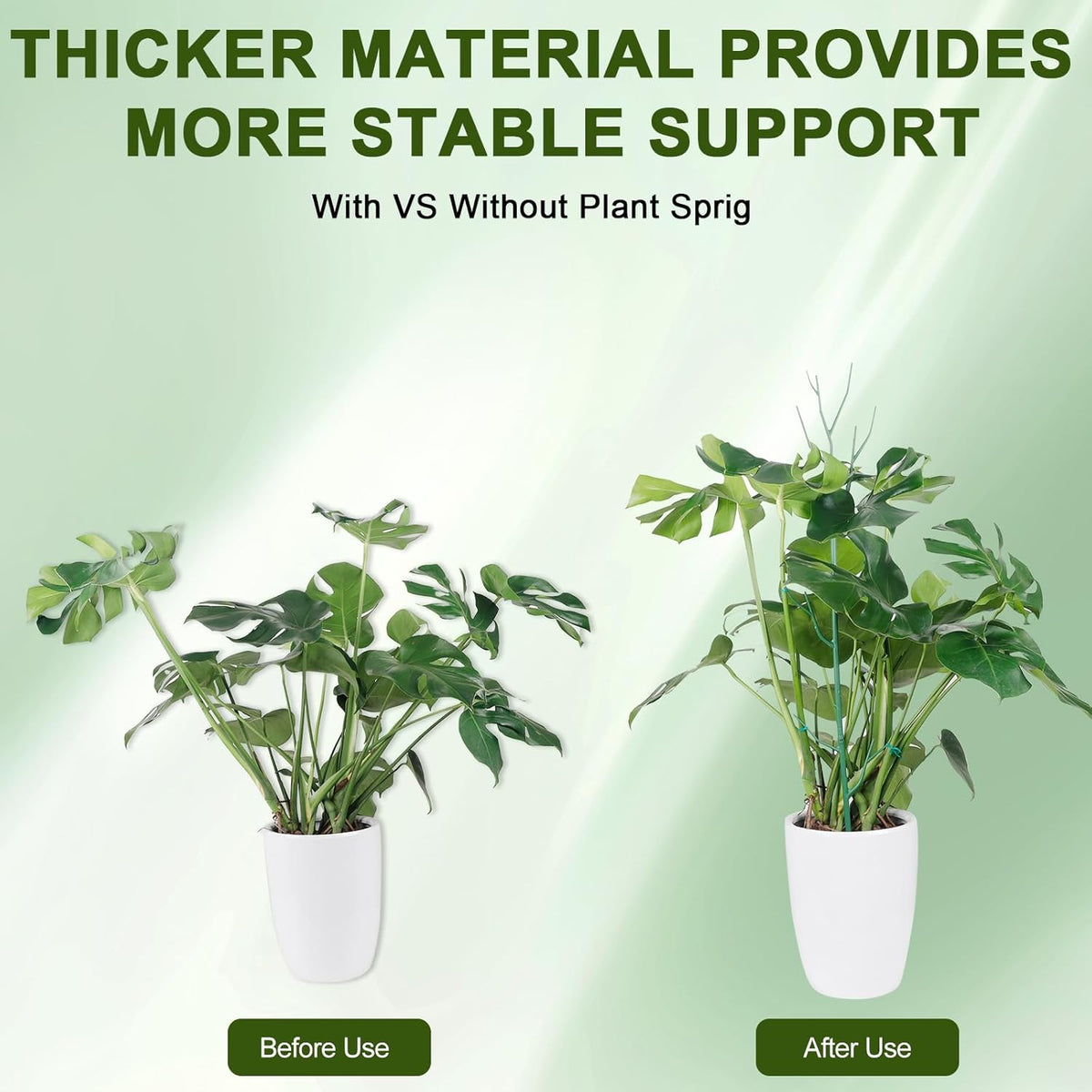 5 Pack Stackable Plant Support Stakes, Climbing Plant Support Structures for Monstera, Pothos