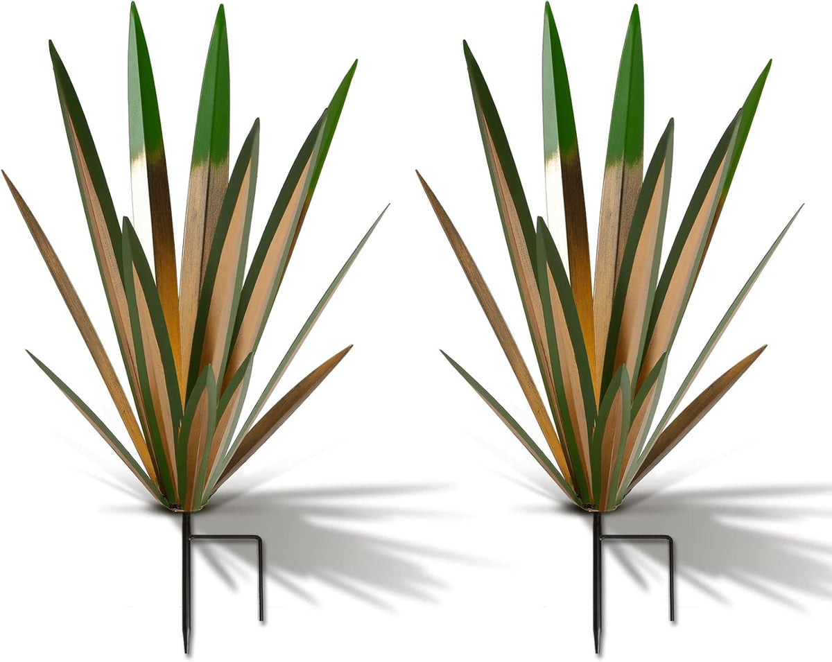Homight Large Agave Sculpture Rustic Metal Agave Plant Outdoor Interior Decoration Outdoor Lawn