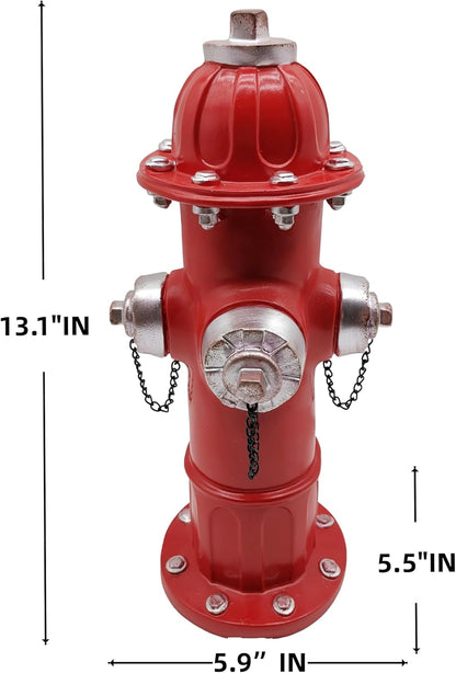Fire Hydrant Garden Statue for Dogs to Pee On,Puppy Pee Post Training Tool Resin Statue,Indoor
