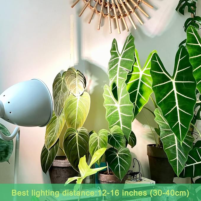 Grow Light Bulbs for Indoor Plants, Full Spectrum Grow Light Bulb, 11W LED Growing Plant Light Bulb