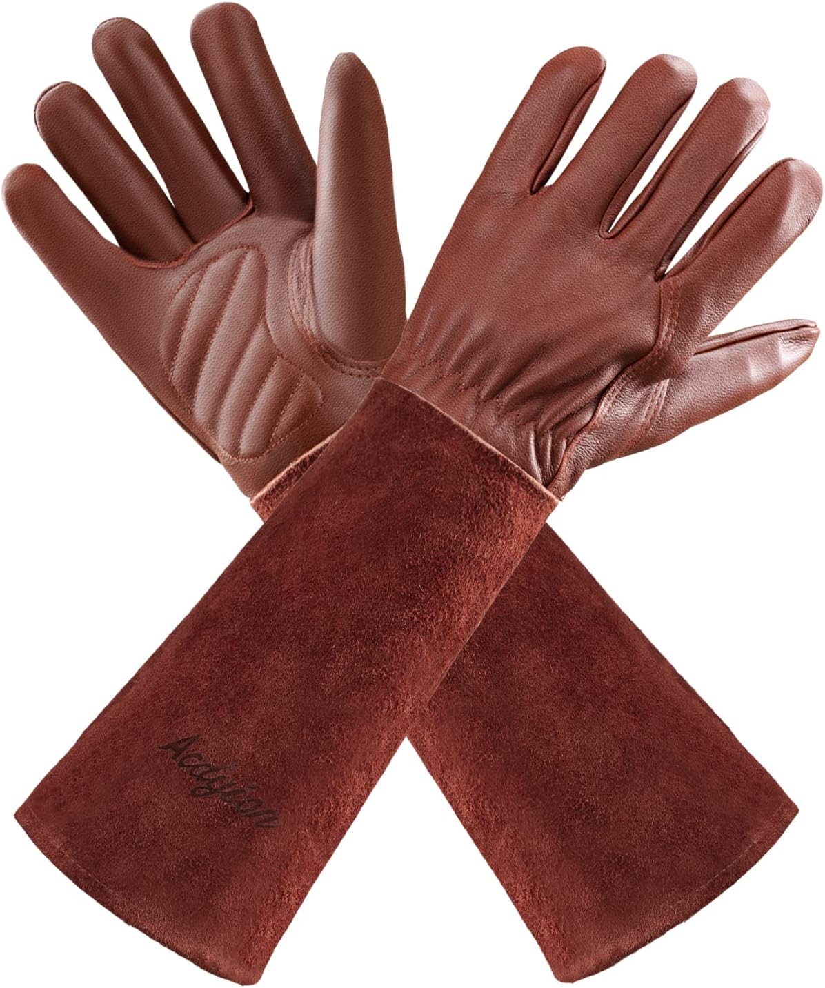 Acdyion Gardening Gloves for Women/Men Rose Pruning Thorn & Cut Proof Long Forearm Protection