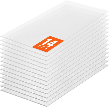VEVOR 14 Pack Polycarbonate Greenhouse Panels, 2' X 4' X 0.32'' Roof Panels Sheets, Waterproof UV