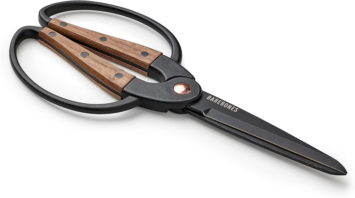 Barebones Garden Scissors - Walnut Scissors - Garden Supplies and Indoor Plant Accessories - Plant