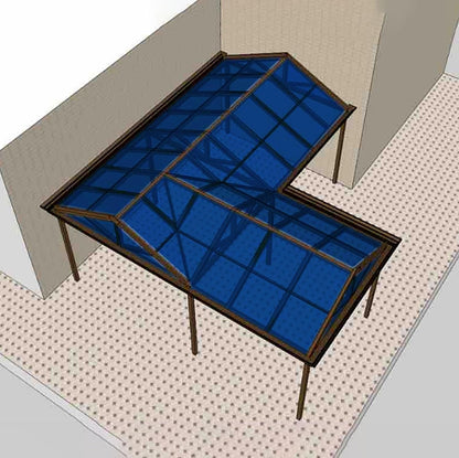 Greenhouse Panels Daylighting Roof Panels Transparent Greenhouse Panel Easy to Bend and Cut for