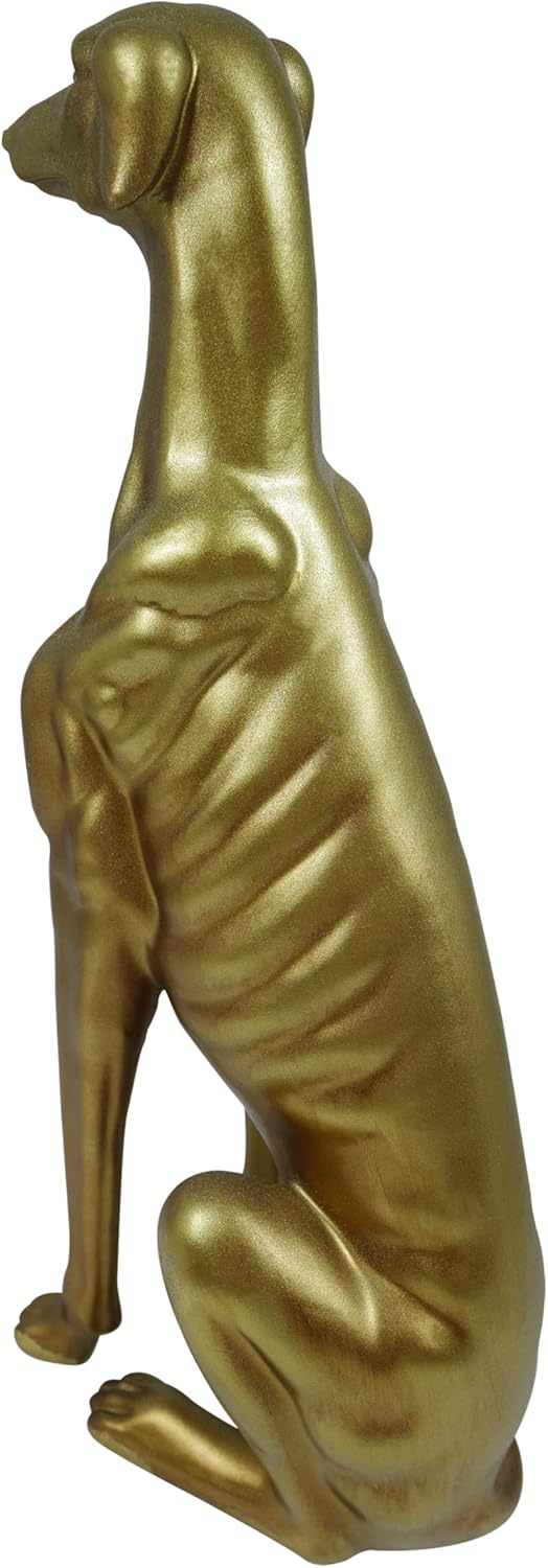 Exquisite Greyhound Sculpture, Unique Resin Dog Statue for Home Decor, Coffee Table, Entryway